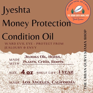Jyeshta Money Protection Oil: Herbal Condition, Evil Eye Defense