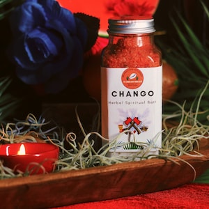 Chango Herbal Spiritual Bath: Crown of Success, Courage & Respect
