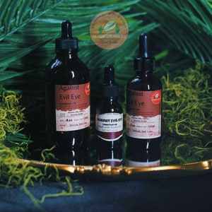 Evil Eye Protection Oil: Herbal Anointing Oil for Psychic Vampires