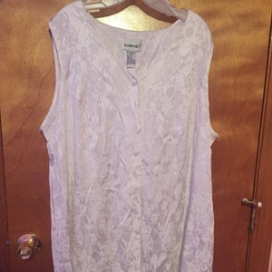 Pretty Fashion Bug Size 26 Sleeveless White Dress