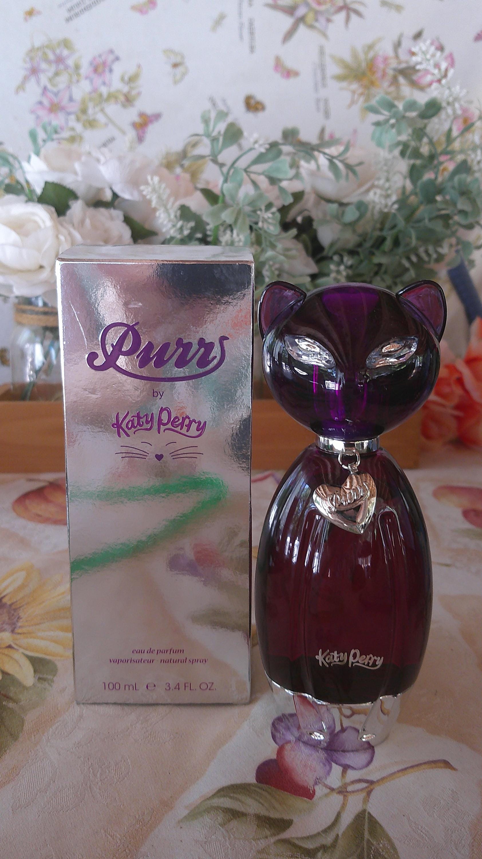 PURR by Katy Perry – 100ml / 3.4 Fl Oz – Purple Cat Bottle With