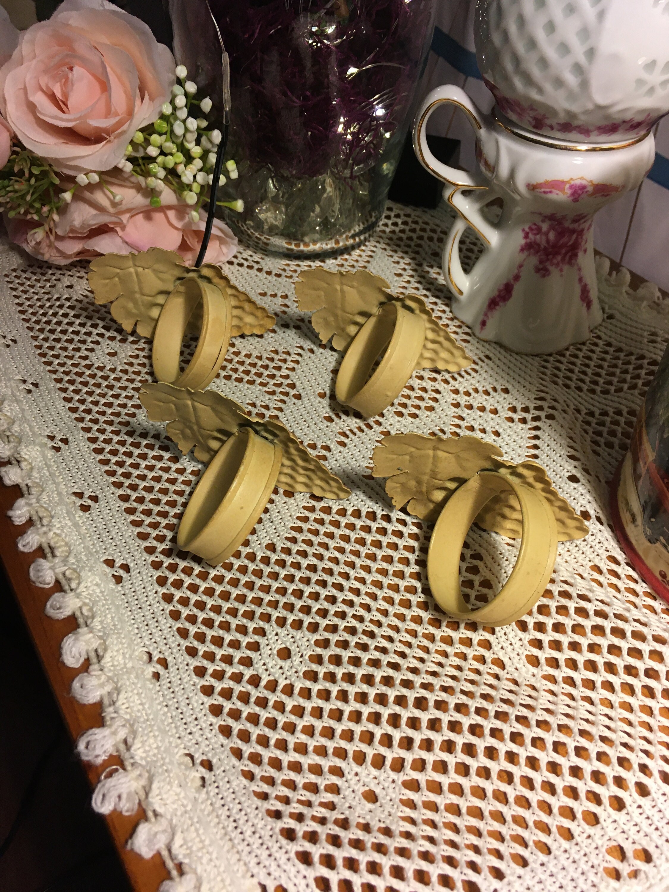 4 Vintage Grape Shaped Napkin Holders Etsy