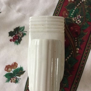 Art Deco Porcelain Light Sconce with Plug Shell