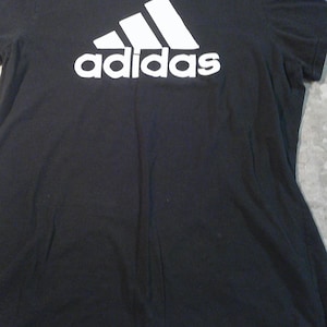 Adidas The Go To Tee Black White T-Shirt XL Cotton