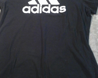 Adidas The Go To Tee Black White T-Shirt XL Cotton