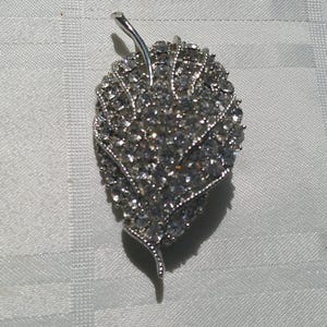 Vintage Rhinestone Brooch with Lots of Bling