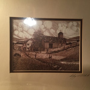 Vintage Anthony M. Bottanelli (1946-2013)Lithograph Signed 11 X 14