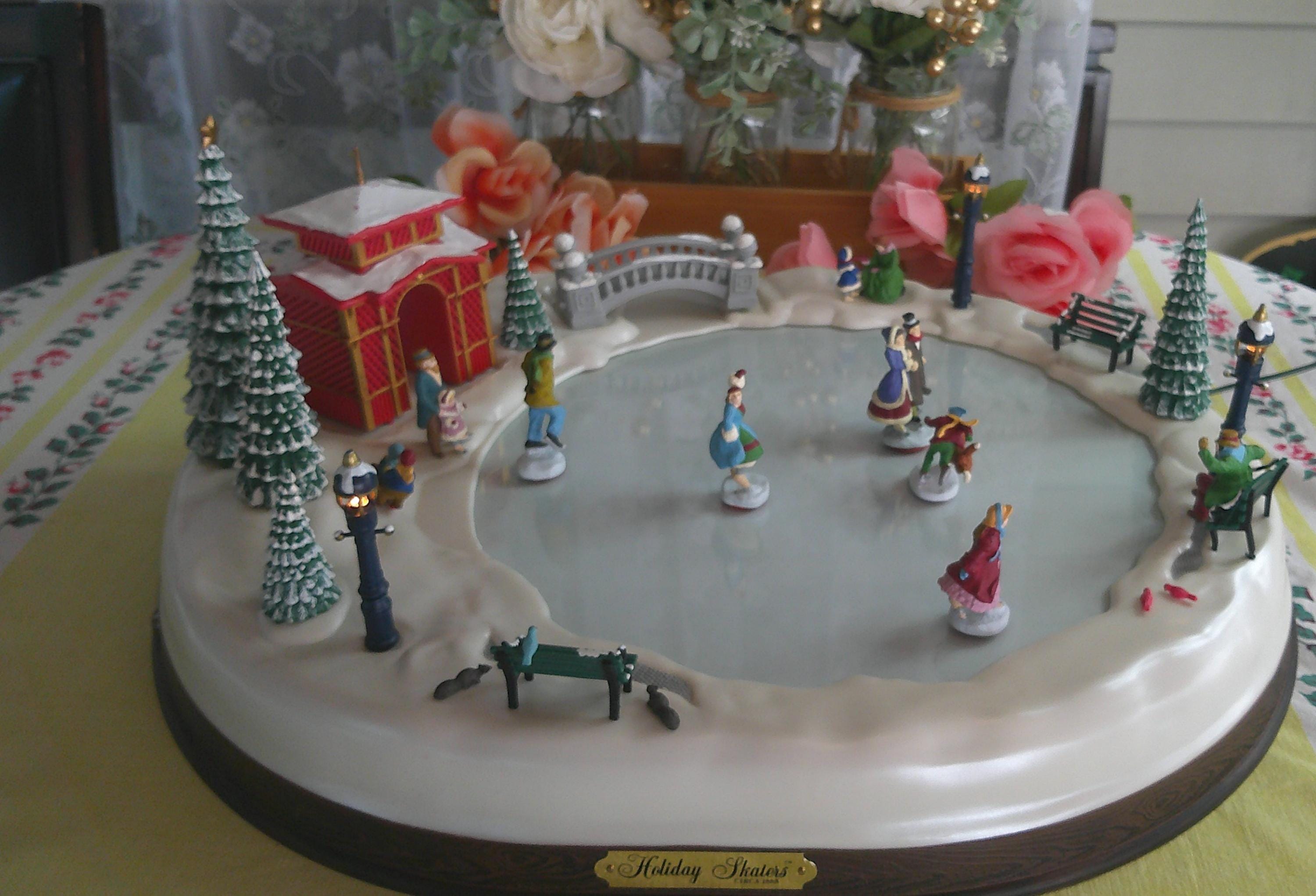 Mr Christmas Ice Skaters - Etsy