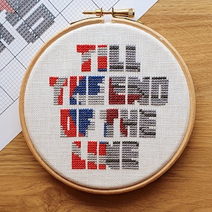 Till The End Of The Line - Captain America Pattern PDF Instant Download