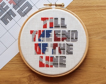 Till The End Of The Line - Captain America Pattern PDF Instant Download