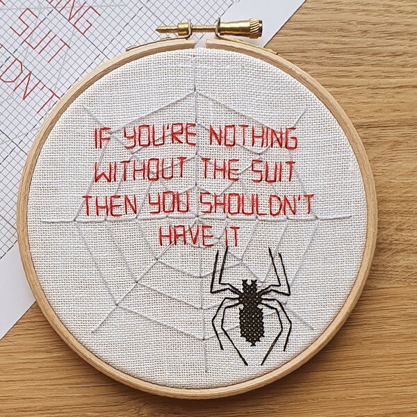 Spiderman Homecoming Cross Stitch Pattern PDF Instant Download