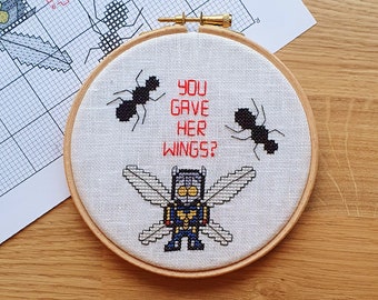 Ant-Man and The Wasp Cross Stitch Pattern PDF Instant Download