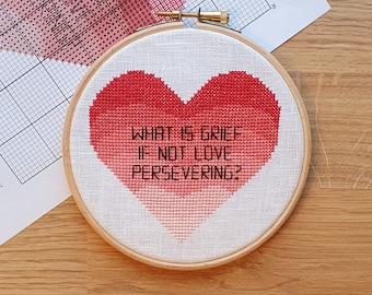 Wandavision - What Is Grief Cross Stitch Pattern PDF Instant Download