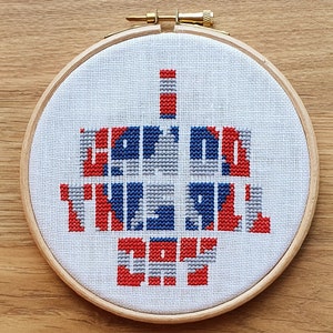 PDF Captain America I Can Do This All Day Cross Stitch Pattern Instant Download image 2