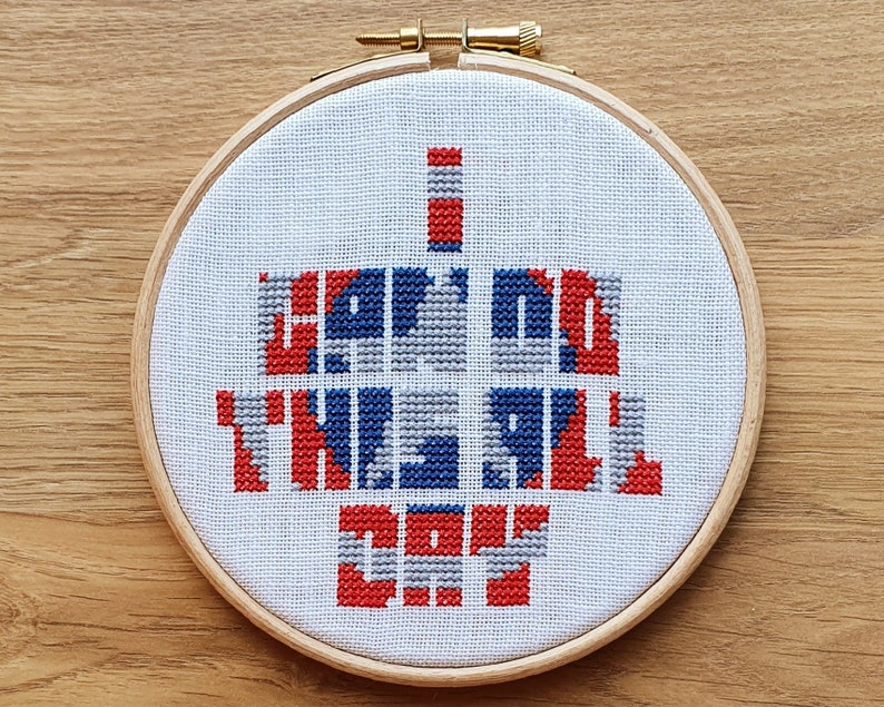 PDF Captain America I Can Do This All Day Cross Stitch Pattern Instant Download image 2