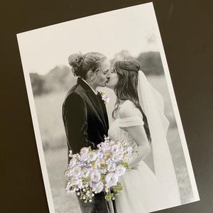 Custom embroidered photo