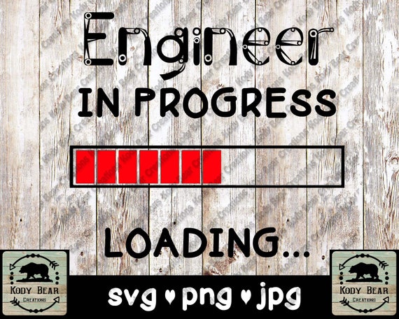Download Engineer In Progress Student Graduation College Svg Png Etsy