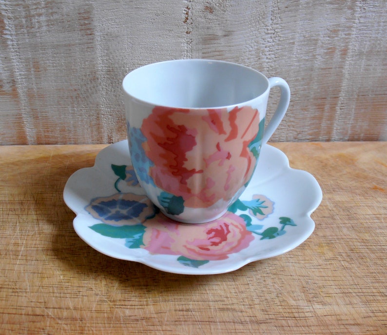Design Café De Genevieve Tasse Lethu À Limoges Thé French Porcelaine Vintage y7gbfY6