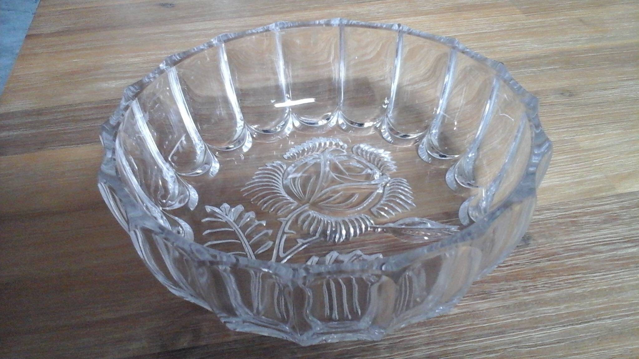 Crystal Bowl Dessert Bowl Cream Bowl Vintage Collectible Etsy UK