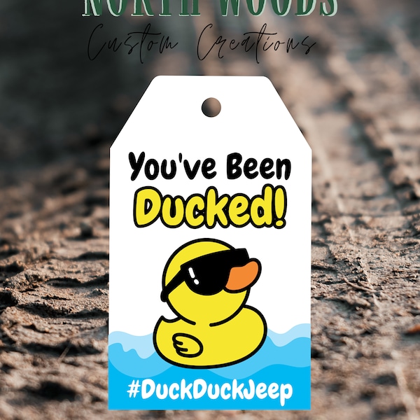 You've Been Ducked Tag | Digital Download