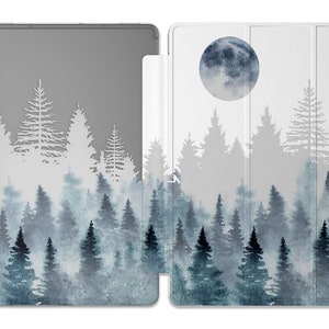 Foggy forest fits Samsung Galaxy S8 ultra Moon art Galaxy Tab S5 S6 s3 tablet case S7 plus 14.6 12 inch case A7 Lite 8.7 10.5 clear cover A8 image 4