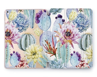 Cactus blossom 2019 iPad air cases desert plants mini iPad 5 case iPad air 2 case 2020 iPad 9.7 case iPad pro 11 case iPad mini 4 cover 3