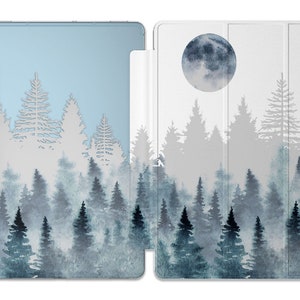 Foggy forest fits Samsung Galaxy S8 ultra Moon art Galaxy Tab S5 S6 s3 tablet case S7 plus 14.6 12 inch case A7 Lite 8.7 10.5 clear cover A8 image 6