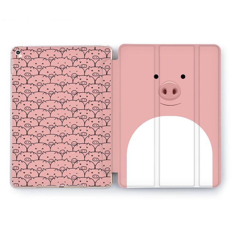 Pig iPad cover iPad pro 11 case pink iPad 4 cover stand mini iPad 5 case iPad 2018 9.7 case 12.9 iPad pro case iPad air 2019 case 2020 3 2 image 1
