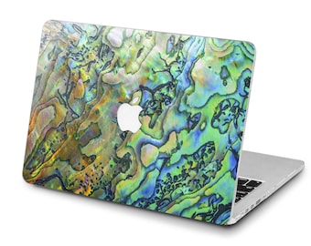 Abalone shell macbook pro 15 case pearl macbook 2020 mac 13 inch case macbook 2019 cover mac air 16 case macbook 14 hard case m1 max  2021 "