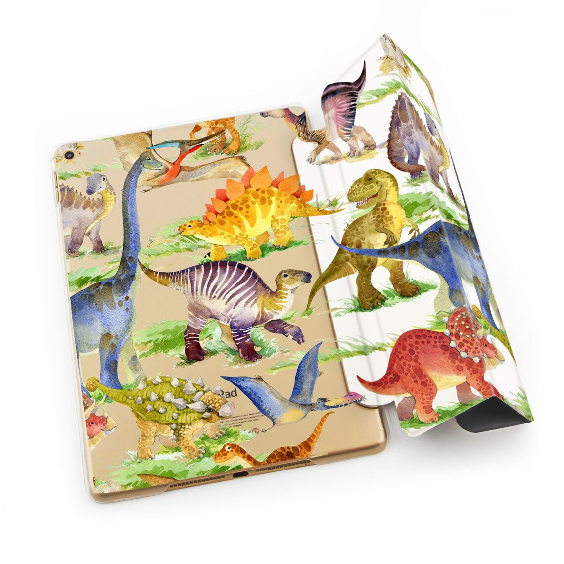 Cute Dinosaurs Ipad Mini 5 Case Kids Ipad Case Apple Ipad 9.7 Etsy