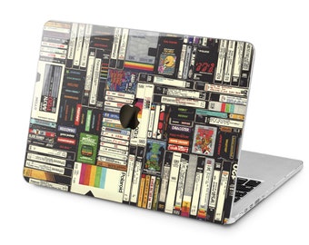 Vintage cassettes macbook pro 15 2019 retro pattern macbook air 13 inch macbook air 16 cover mac pro 14 2020 retina 15 hard case 2021 pro m1