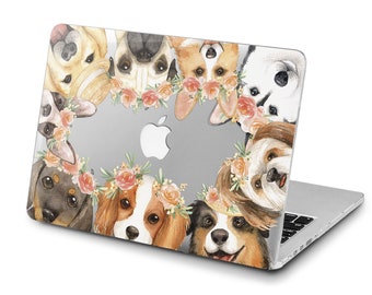 Dog macbook air case macbook pro 13 case puppy print macbook pro 13 2019 apple macbook air 16 cover macbook 2020 A2289 mac 12 2018 cute inch