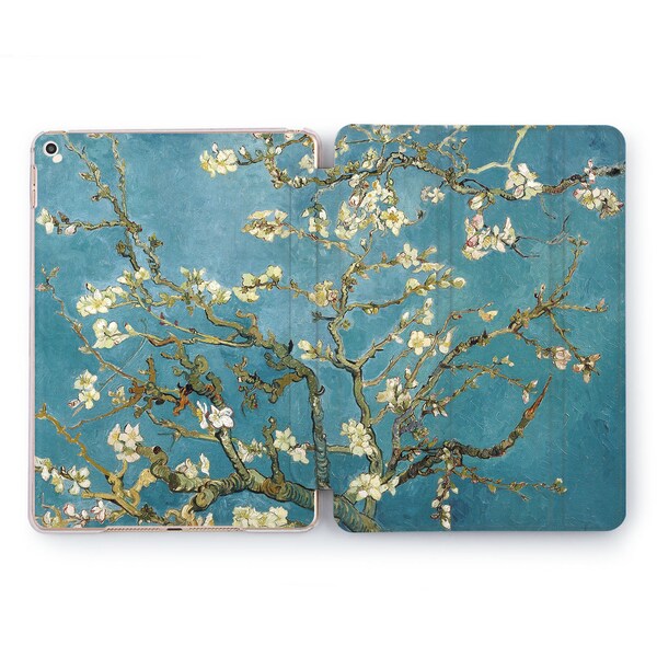 Almond blossom iPad case 12.9 2020 Vincent Van Gogh iPad air 2019 iPad 10.5 pro inch apple iPad 9.7 2017 iPad mini 5 cover iPad 3 case 4 2