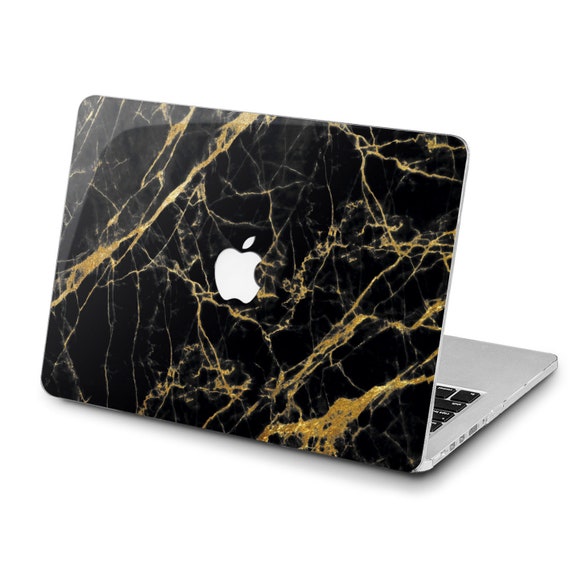 Black Marble MacBook 15 Hard Case Gold Marble MacBook Retina 13