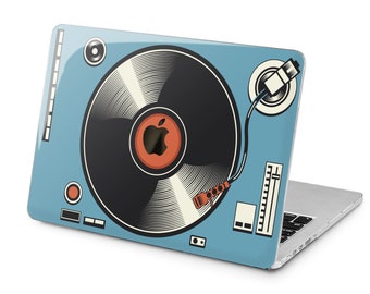 Retro macbook case pro 15 2019 vinyl player vintage mac air 13 M1 macbook air 16 inch 2022 macbook 2017 2020 apple laptop case music 14 M2 "