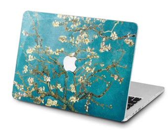 Almond Blossoms macbook air 13 inch van gogh painting macbook pro 15 14 mac hard case macbook M1 M2 2020 16 cover apple laptop A2681 A2179 "