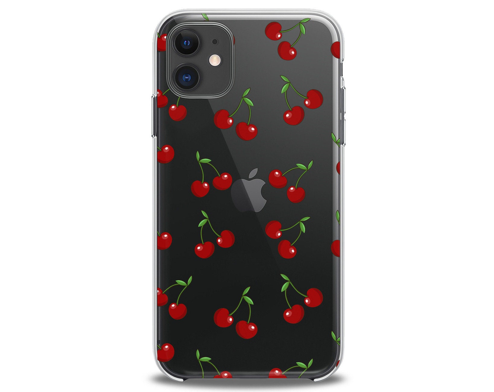 Cherry iPhone case cute iPhone 11 case fruits red iPhone Xr Etsy