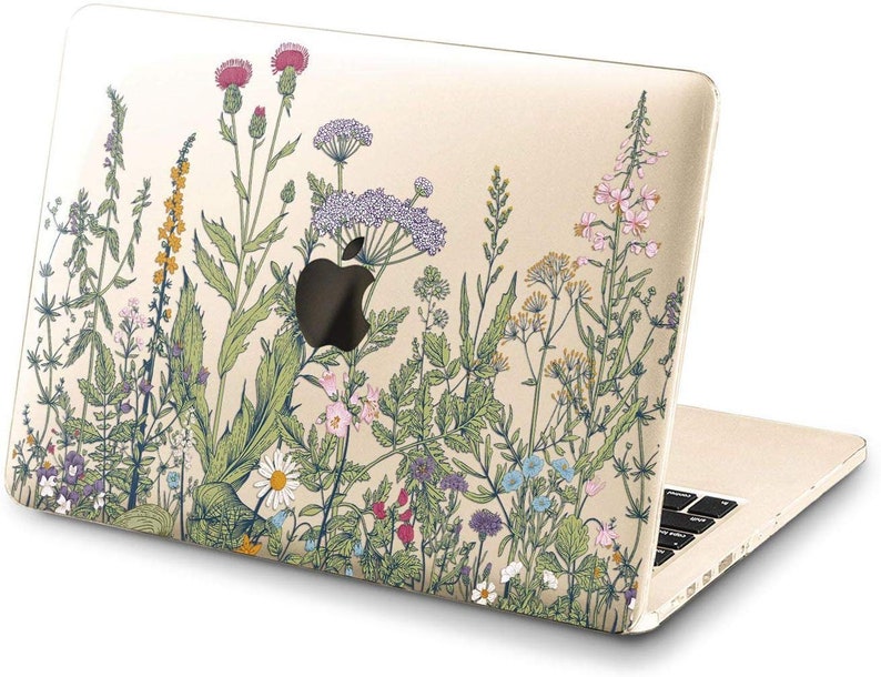 Wildflowers Print Laptop Case 15 Inch Meadow Print Macbook Air Etsy