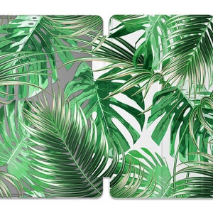 Tropical leaves for Samsung tab A8 case Monstera leaf Galaxy Tab S3 9.7 tablet cover 12 inch A 10.5 S7 FE A7 S6 Lite S5e s2 8 case S8 Ultra