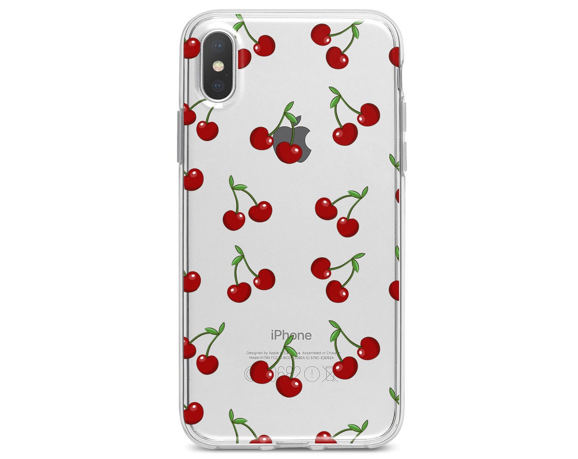 Cherry iPhone case cute iPhone 11 case fruits red iPhone Xr Etsy