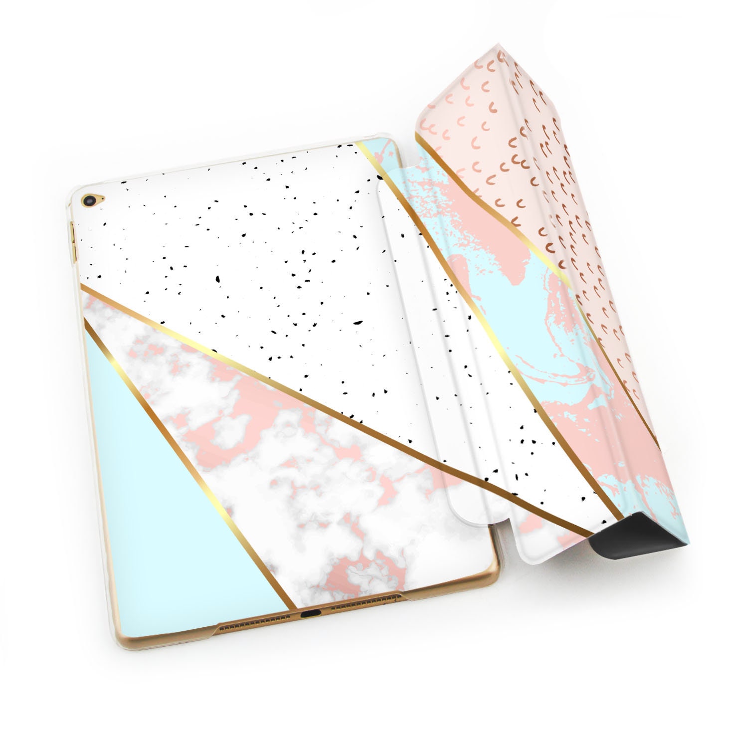 Geometric Ipad Pro 11 Case Rose Gold Ipad Case Ipad Mini 5 Etsy