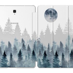 Foggy forest fits Samsung Galaxy S8 ultra Moon art Galaxy Tab S5 S6 s3 tablet case S7 plus 14.6 12 inch case A7 Lite 8.7 10.5 clear cover A8 image 5