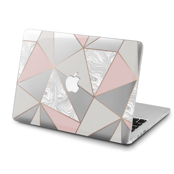Geometric MacBook mac  in case rose gold MacBook pro