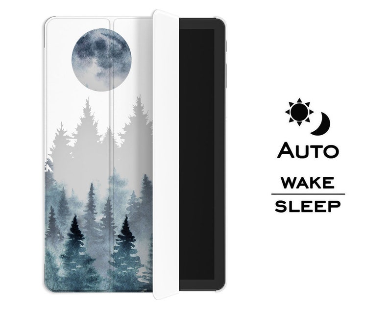 Foggy forest fits Samsung Galaxy S8 ultra Moon art Galaxy Tab S5 S6 s3 tablet case S7 plus 14.6 12 inch case A7 Lite 8.7 10.5 clear cover A8 image 7