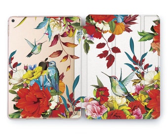 iPad case flower iPad mini 5 cover hummingbird print apple iPad 9.7 2020 iPad 2021 case iPad air 5 2022 iPad case 10.5 pro iPad 4 10 2 12.9