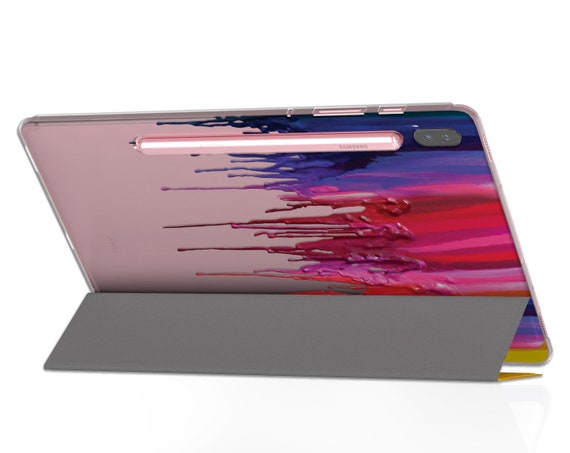 Spruzzi di vernice per Galaxy Tab S8 cover Custodia tablet arcobaleno Tab A  custodie s3 da 10,5 pollici S7 plus A7 lite s2 Samsung tab A custodia 10.1  9.7 S6 S5e 8 fe -  Italia