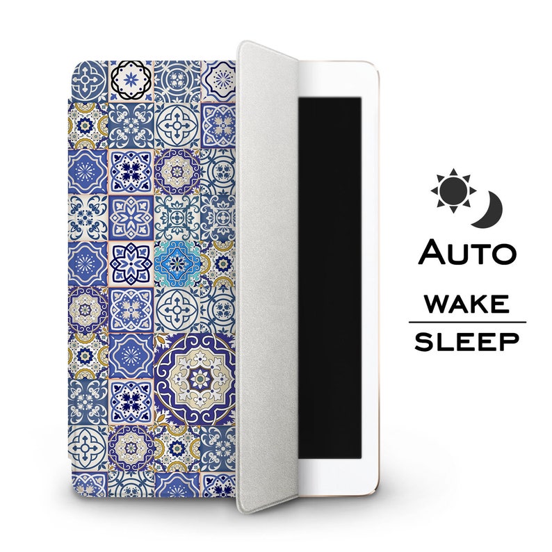 Moroccan tile iPad pro 11 case iPad case boho mini iPad 5 case apple iPad 9.7 2018 iPad air 2019 iPad mini 4 case iPad case 12.9 2020 3 2