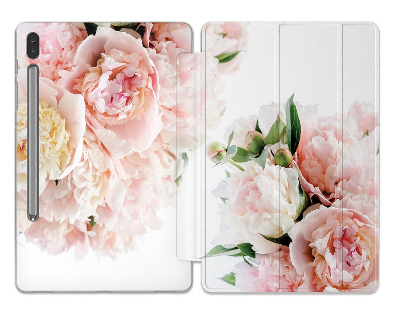 Roses case fits Samsung Galaxy Tab S6 Lite A7 case for girl tablet cover 10 inch s4 S7 Plus s2 case galaxy Tab A 8.0 s3 s5e 10.4 s8 ultra A8 image 4