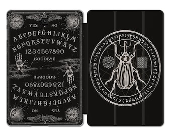 Protège-cartes Ouija pour samsung s5e, étui à imprimé vintage, Galaxy Tab A8 10.5 Tab A 8.0 et tablette S Pen S7 Plus 10.1 s2 S6 Lite A7 11 s8 ultra