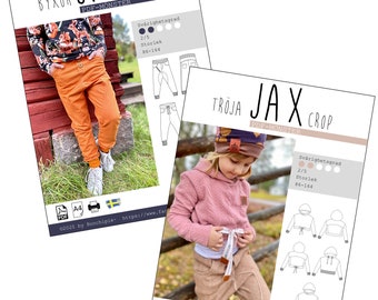 Swedish *JAX* MIX Jog&Crop strl. 86-164